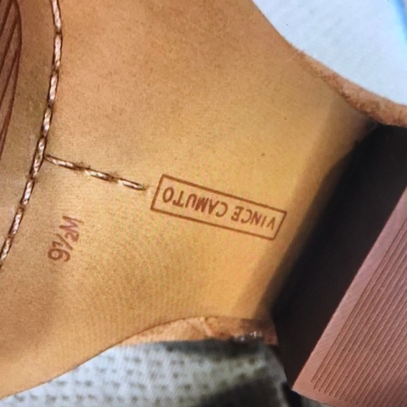 Vince camuto slouch suede booties size 9.5 - Picture 5 of 5